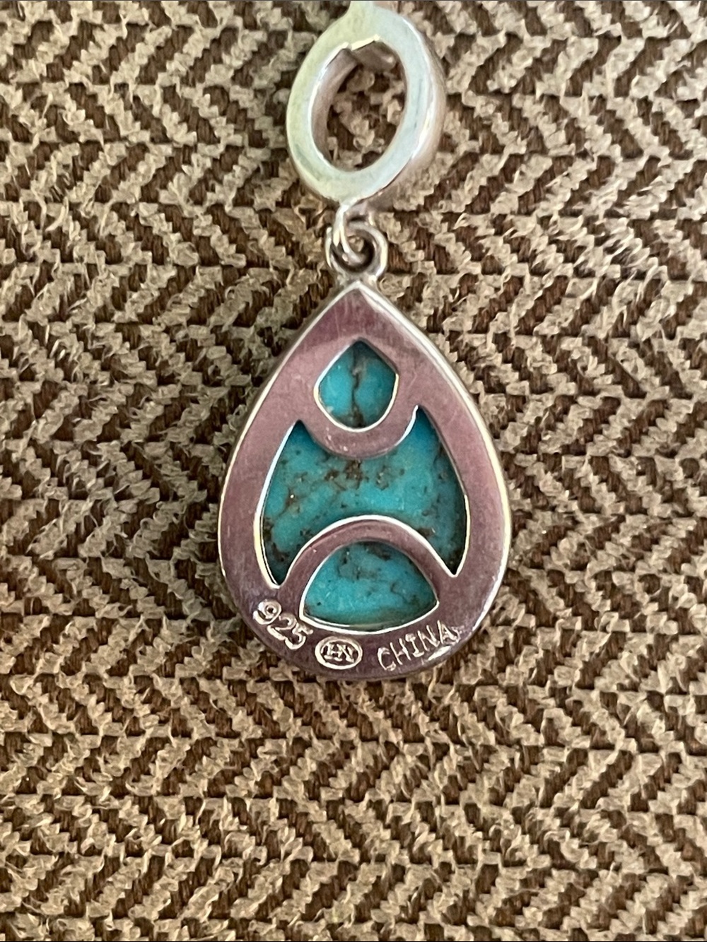 Heng Ngai Sterling Silver Turquoise Earrings - Picture 6 of 10